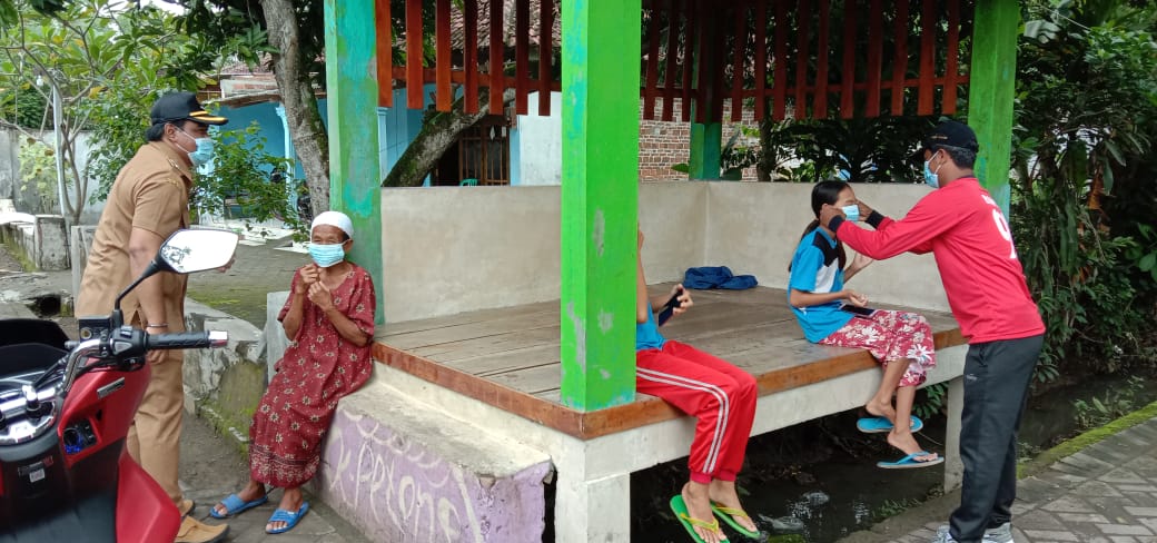 Operasi yustisi desa Kepanjen Pace Nganjuk